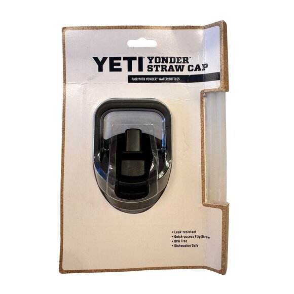 Yeti Younder Straw Cap For Water Bottles Two Staws NWB - Picture 1 of 3